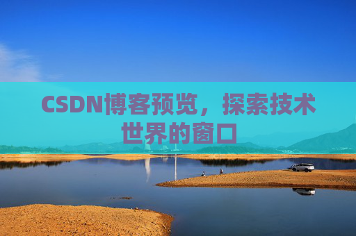 CSDN博客预览，探索技术世界的窗口